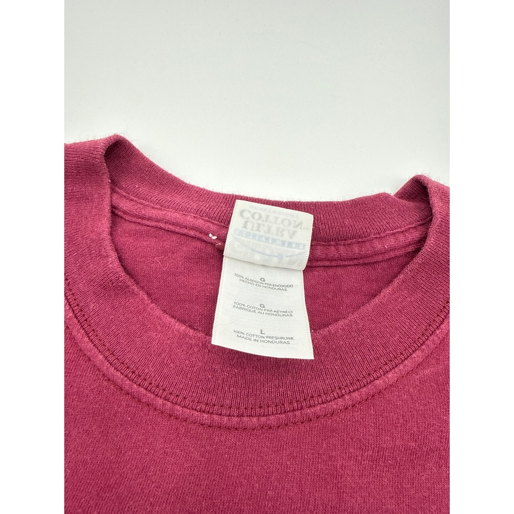 Vintage 2002 Rusted Root Band T-Shirt Maroon‎ Gildan Ultra Cotton Large - Picture 4 of 11